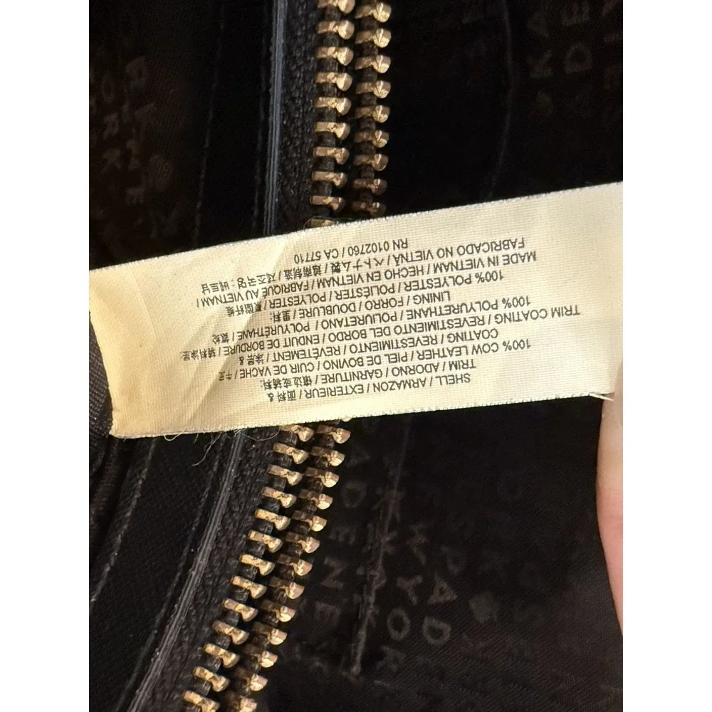 KATE‎ SPADE Black Leather Cove Street Ariel Handbag Purse Satchel Damaged Strap